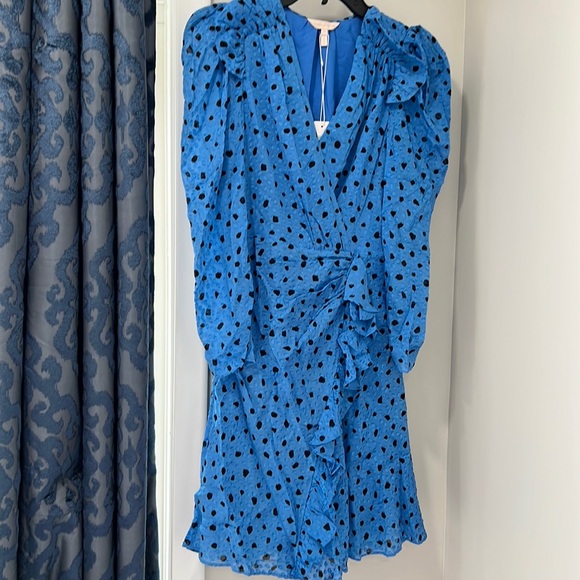 Rebecca Taylor NOVA DOT CLIP DRESS silk - Picture 2 of 7